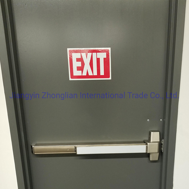 Steel Fireproof Fire Rated Emergency Escape Door