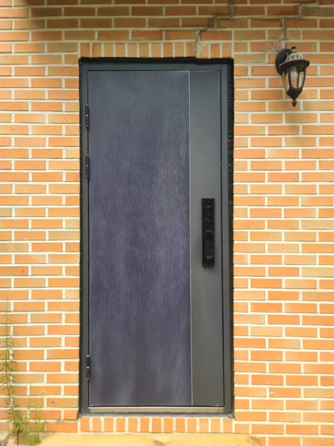 Hot Sale Modular Style Steel Security Doors with Smart Lockset Swing Doors