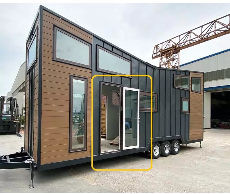 Prehung Door Steel Door for Coffee Shop and Restaurant Premium Movable Prefab Container House