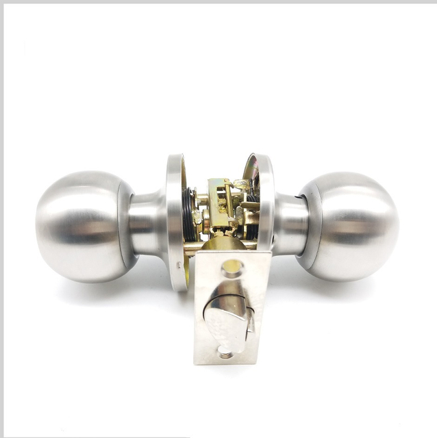 Silver Color Round Ball Front Door Handle and Knobs