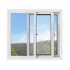 Heat Insulated Verticals PVC UPVC Windows Tempered Glass PVC House Window