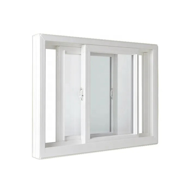 High Quality Interior Office Small Basement PVC Profile Window and Door UPVC Sliding Windows
