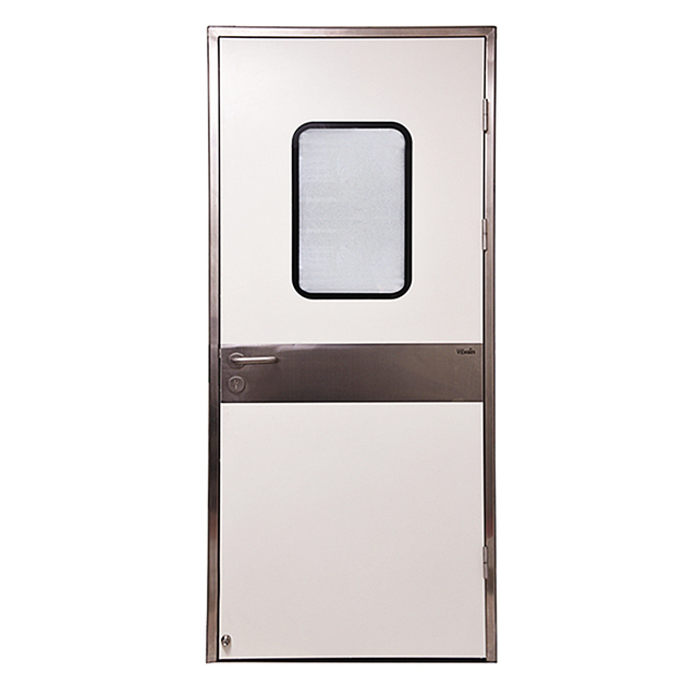 High Quality Laboratory Steel Plate Airtight Swing Clean Room Door
