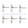 Reliable and Simple Classic Steel Door Lock Handle on Rose & Escutcheon