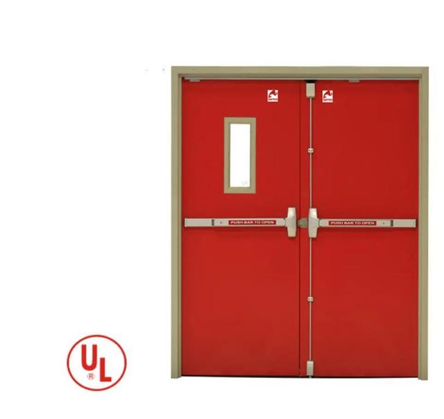UL Certificate Customized Security Fireproof Emergency Exit Entry Steel Door