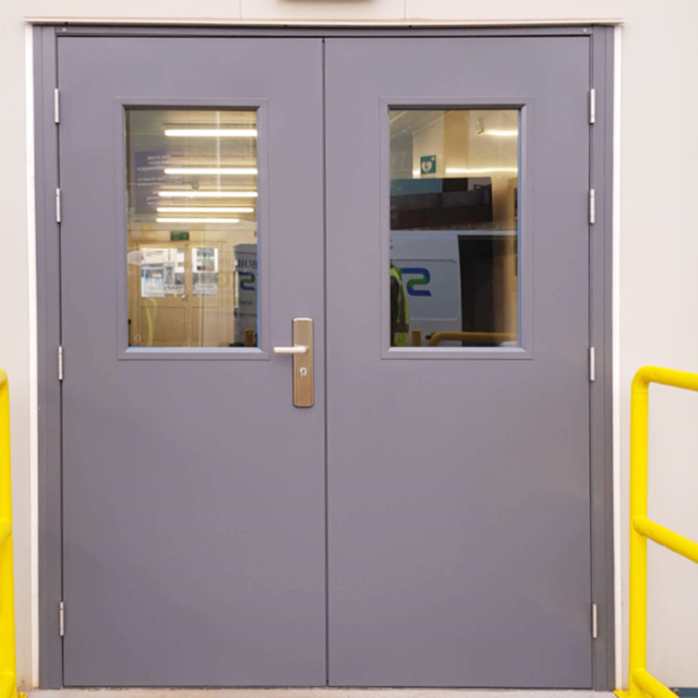 2022 Popular Design Custom Made Hollow Metal Commerical Doors