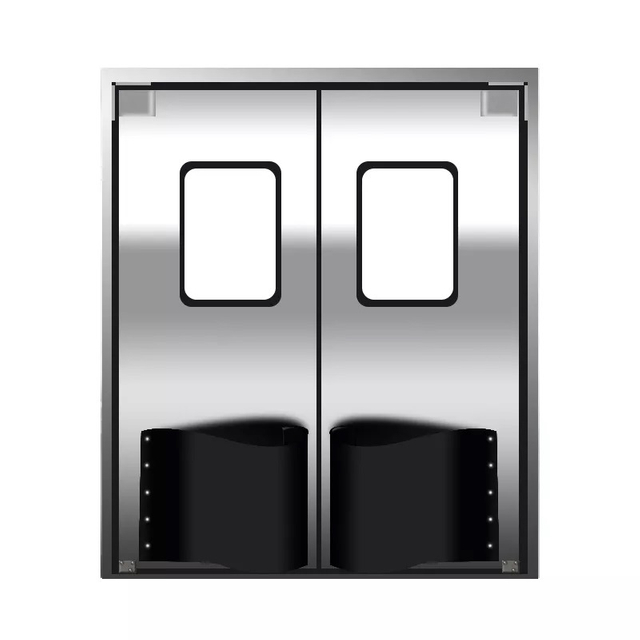 Stainless Steel Impact Traffic Door Restaurant Kitchen Door