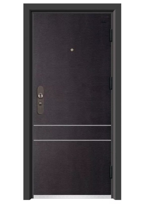 Factory Wholesale Anti Theft Security Entrance Steel Door Safety Exterior Entrance Metal Steel Door