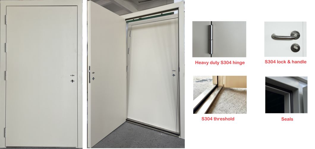 Offsite Construction Man Door Prehung Steel Door