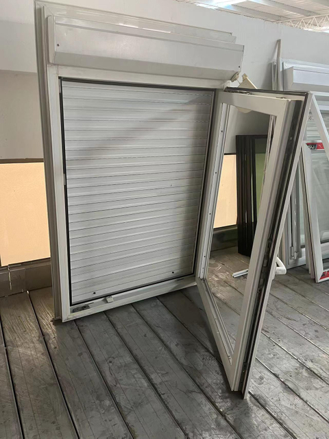 UPVC Louvered Sliding Window Rolling Shutter Factory Price
