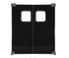 Kitchen Convenience Store Double Acting Swing Entrance Door Two Way Traffic Doors Prices with Bumper for Food Warehouse
