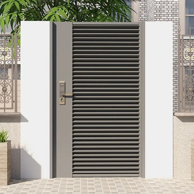 European-Style Steel Home Gate Courtyard Door Louver Door