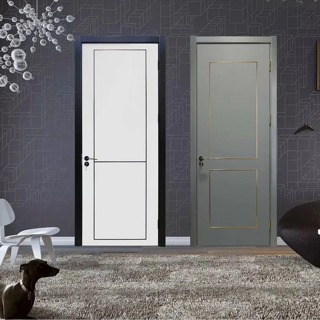 Promotional Low Price High Quality Design Single Double Exterior Metal Security Steel Entrance Front Door