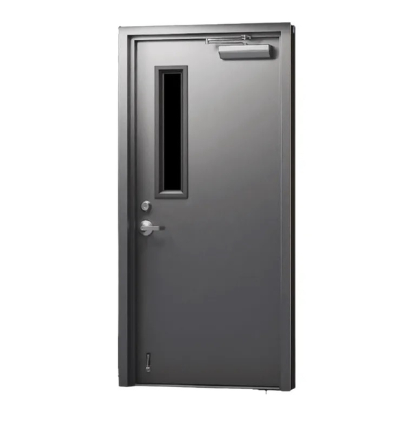 Anti-Corrosion Steel Frames Internal Glazed Basement Doors
