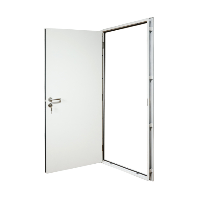 Galvanized Steel Door Security Rock Wool Insulation Apartment Installation