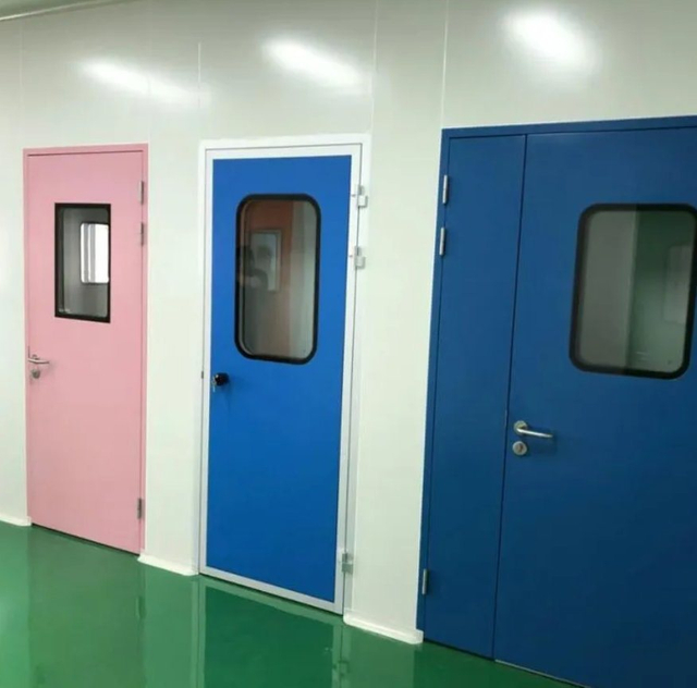 China Manufacturer Honeycomb Swing Hospital Healthcare Steel Doors
