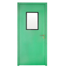 Galvanized Steel Powder Coated Clean Room Double Swing Steel Door Hospital Metal Door