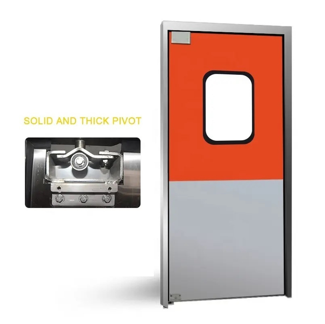 Best Selling Favourable Price Steel Restaurant Interior Traffic Doors