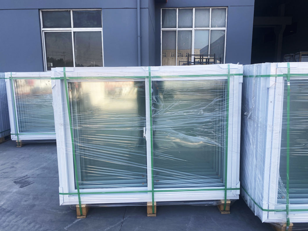 Home Security Hurricane Impact Double Glazed PVC Profile UPVC Windows CE Certificate European Style PVC Sliding UPVC Profiles Windows and Doors