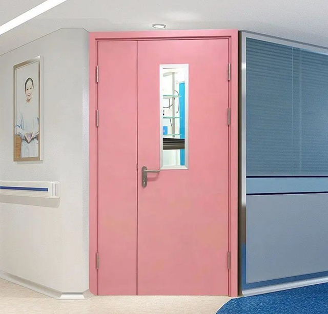 Metal Laboratory Door Clean Room Automatic Swing Doors for Hospital