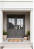 Factory Popular Commercial Office Exterior Front Door Stainless Steel Glass Door French Door