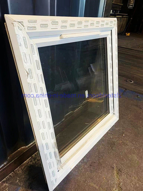 America European Standard UPVC Impact Window Tempered Glass Vinyl Sliding Window Swing PVC Windows