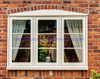 European Double Glazed UPVC PVC Sliding Windows with Grilled Design and Mosquito Net for House Windows