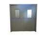 Custom Made Double Steel Fire Door with Glazing Escape Lock