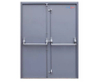 Apartment Steel Anti Fire Exit Door 120 Minute Hotel Fire Rated Steel Commercial Steel Fire Proof Doors