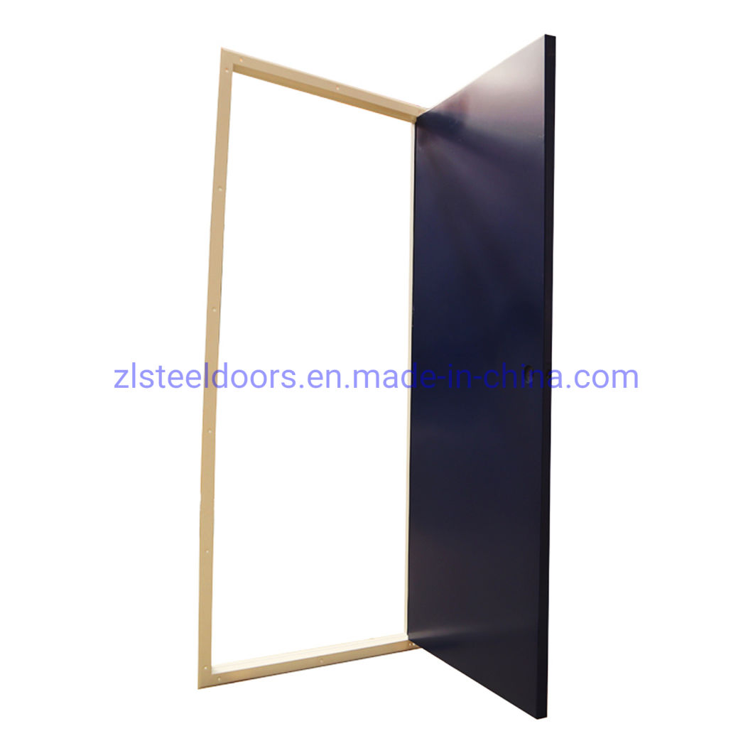 Modern Single Doors Commerical Prefabricated Prehung Doors Steel Doors Modern Style Hollow Metal Doors