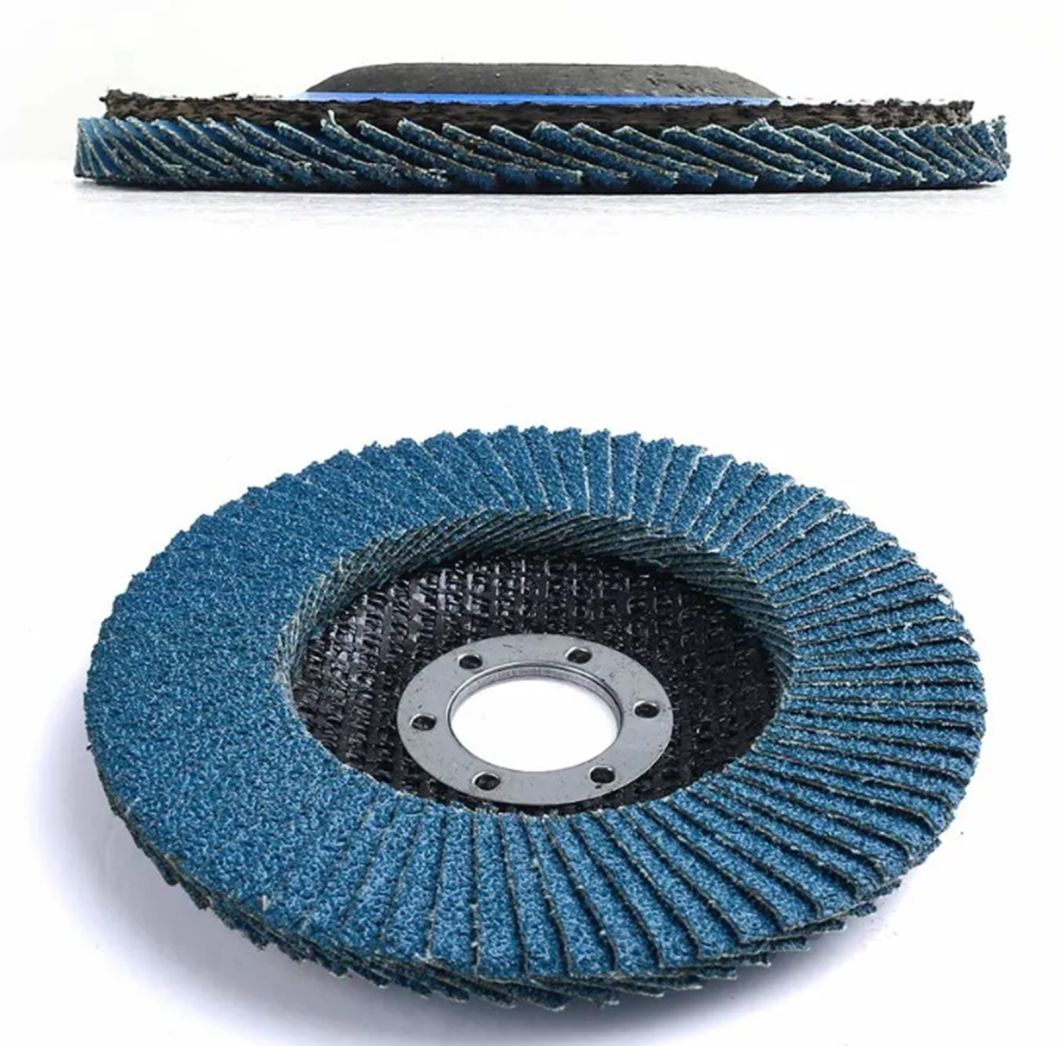 Customized Metal Grinding Abrasive Tools Calcined Aluminium Oxide Buffing Wheel Flap Disc
