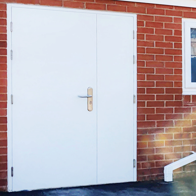 Low Price High Security Unequal Doors Steel Security Doors for Home or Apartment