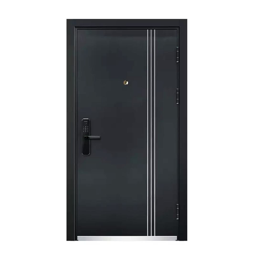Modern House Bullet Proof Design Exterior Armored Metal Security Steel Doors
