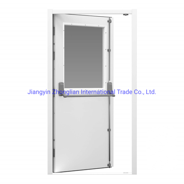 Industrial Emergency Exit Glass Doors Glazed Fire Exit Doors (Security)