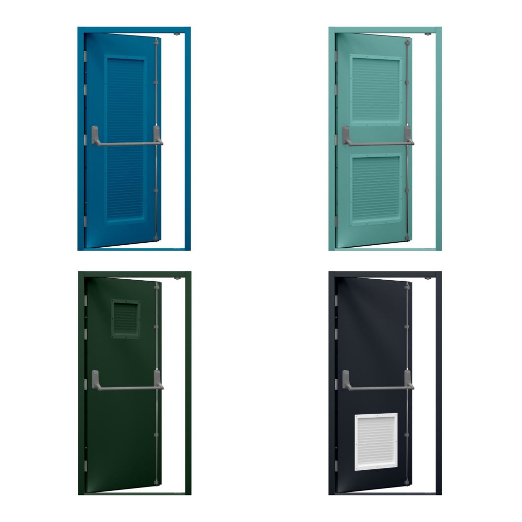 UL Certificate Wholesale Steel Glass Doors Glazed Doors with 19 Point Lock System Best Price