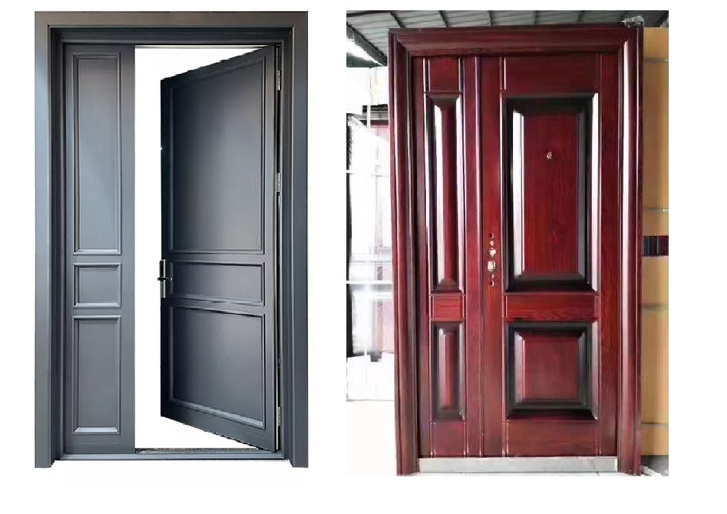 Factory Sales Stainless Steel Primary-Secondary Unequal Security Doors