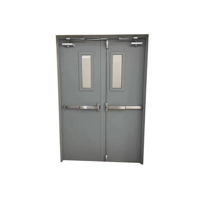 High Quality Exterior Steel Doors Galvanized Steel Commerical Fire Rated Door