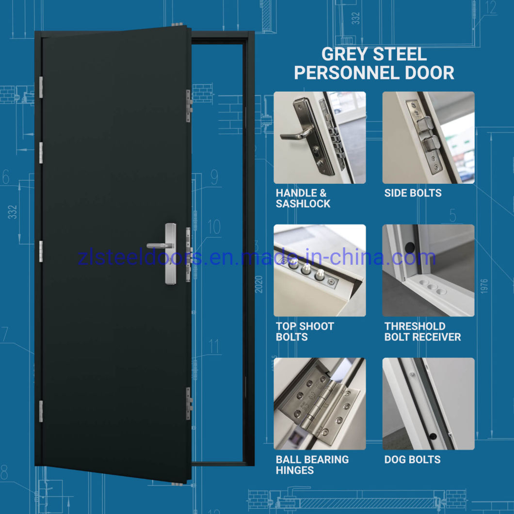 Factory Price Entry Door House Front Doors for Houses Modern Style Prefabricated Steel Doors Pre-Hung Doors