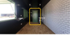 Portable Container Cafe Shop Snack Shop Steel Door