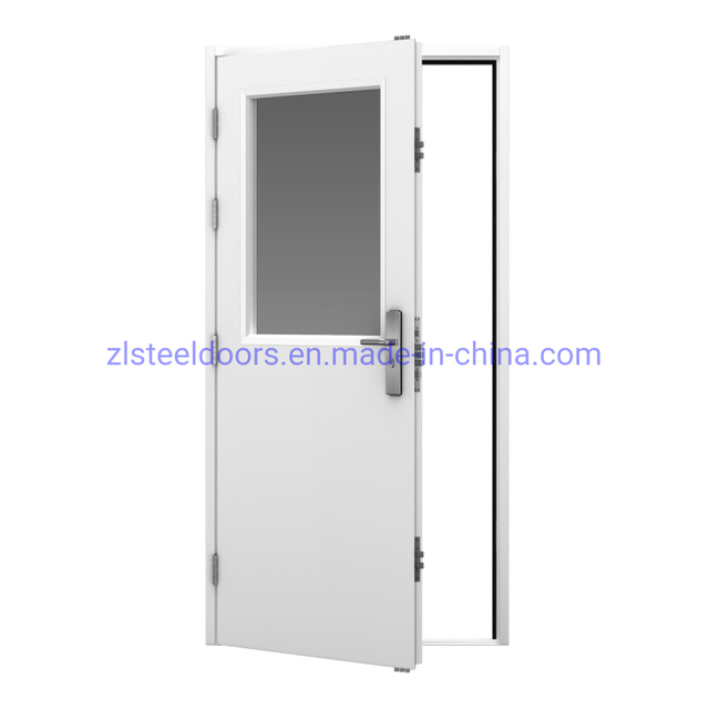 European Style Steel Doors Windows Steel Front Doors Steel Security Doors with Toughened Glass