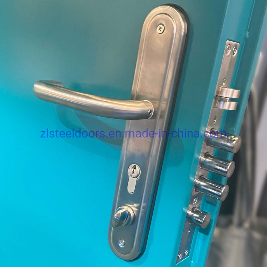 6 Panel Steel Metal Entry Front Door Exterior Interior Security Doors for Vella Entrance and Bedroom