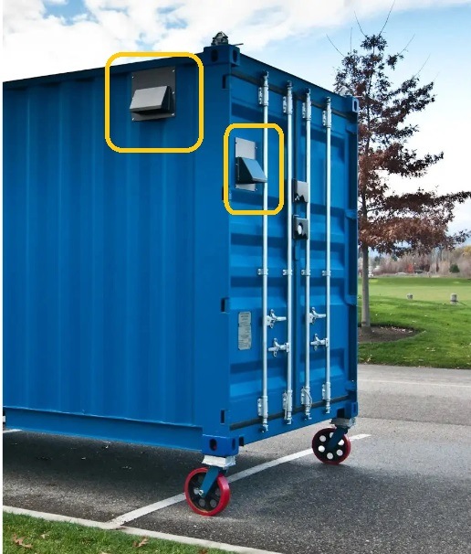 Shipping Container Window Easy Installation Container Vent Air Vent Shipping Container Window