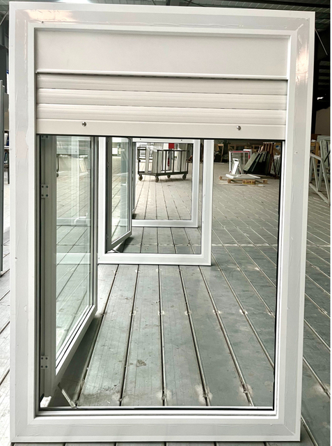 UPVC Sliding Window with Rolling Shutter Air Ventilation Aluminum Roller Shutter