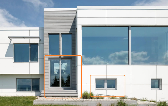 Container House Sliding Window Container Home Prefab Container Frame Window with Screen