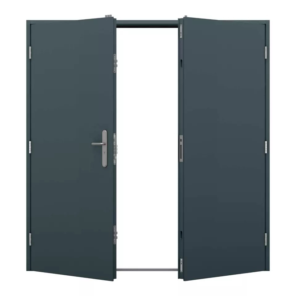 Industrial Loft Metal Door for Office and Restaurant Washroom Door Steel Swing Door
