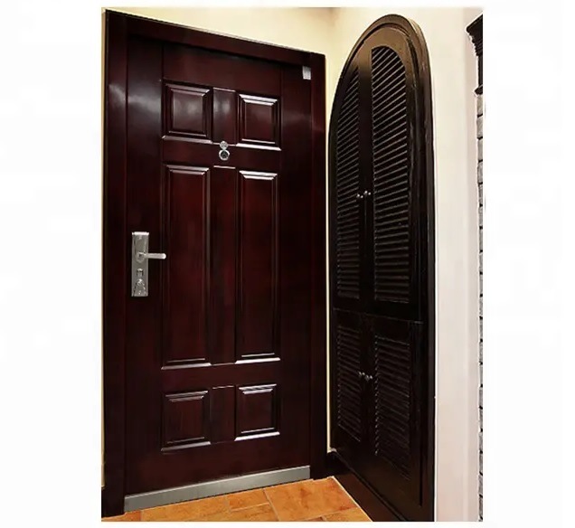 China Manufacturer Steel Plain Door Exterior Steel Swing Doors for Sale