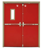 Factory Price Fire Rated Fire Exit Door with Panic Bar Device-Emergency Exit Door