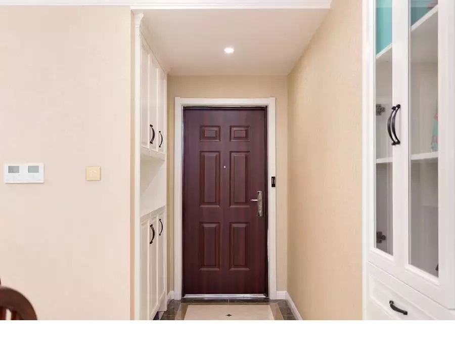 Easy Assembly Fire Rated 6-Panel Textured Molded Interior Prehung Door Unit