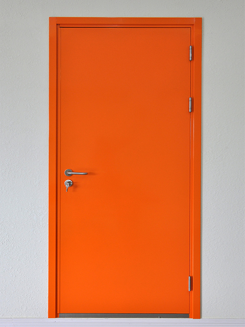 2023 New Style Zhonglian Steel Single Double Swing Doors Office Apartment Doors