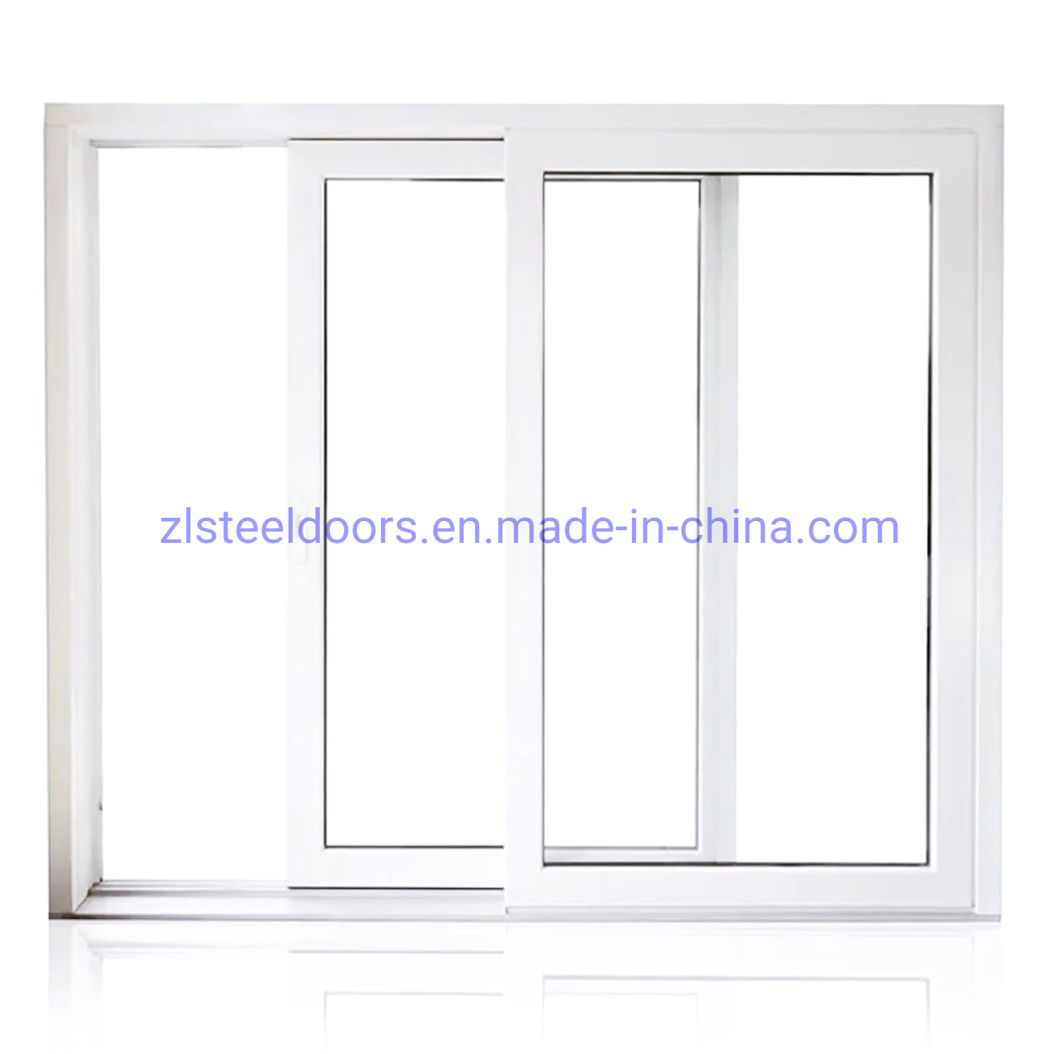 Home Security Hurricane Impact Double Glazed PVC Profile UPVC Windows and Doors Frame Glass Plastic UPVC PVC Sliding Window